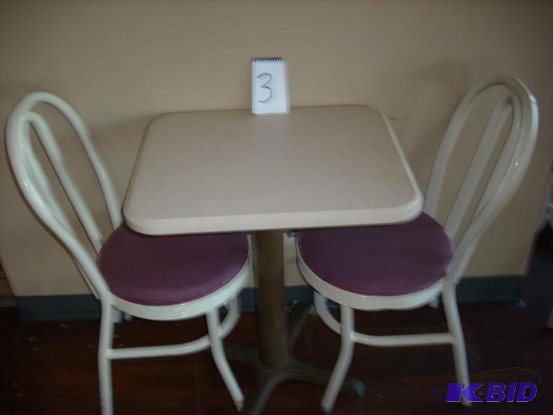 Table and 2 chairs...