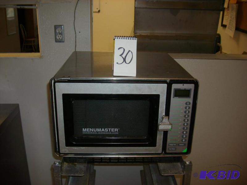 Menu Master commercial microwave, w...