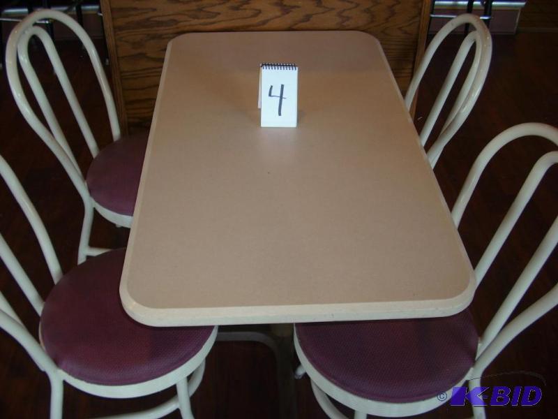 Table and 4 chairs...