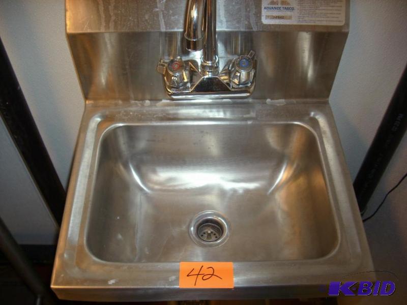 stainless steel sink...