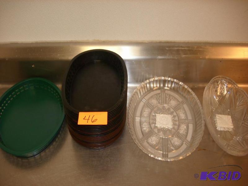 serving trays...