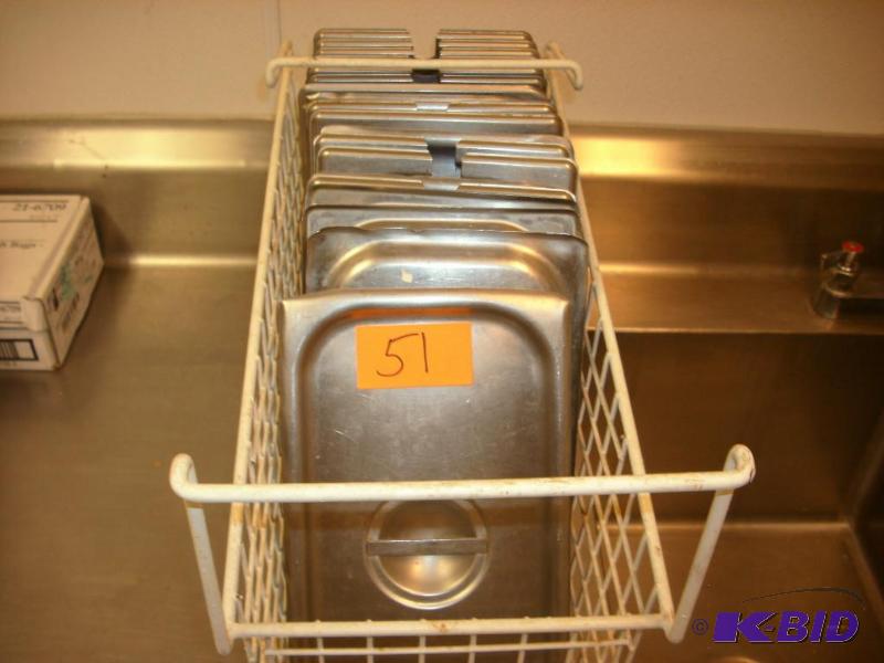 20 stainless steel covers with tray...