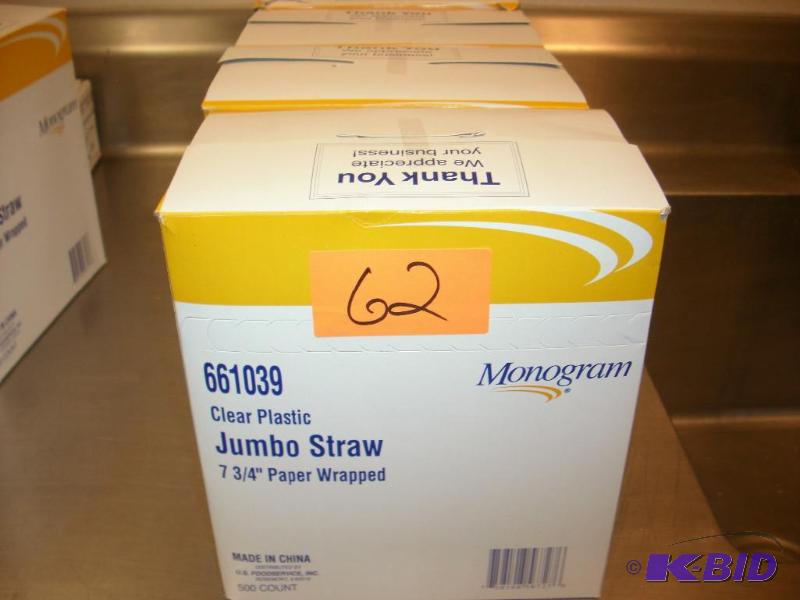 2500 count jumbo straws...