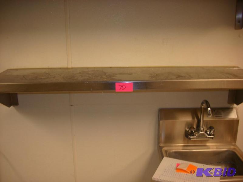 stainless steel shelf, 48 x 12...