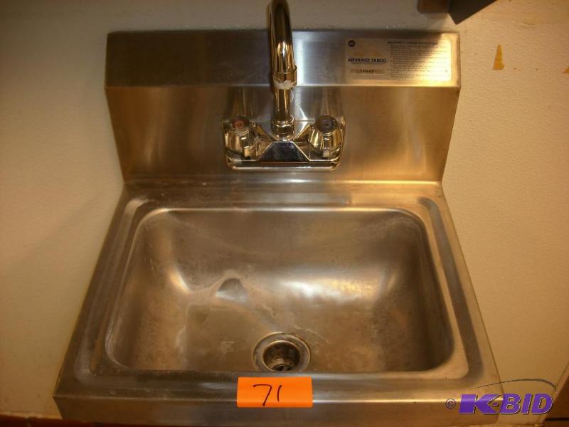 Stainless steel sink, 17 feet x 15....