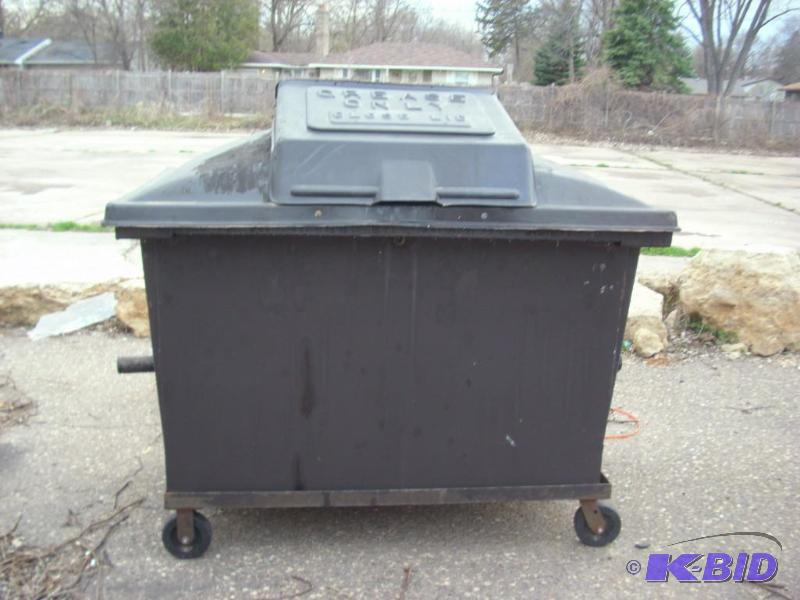 waste oil dumpster...
