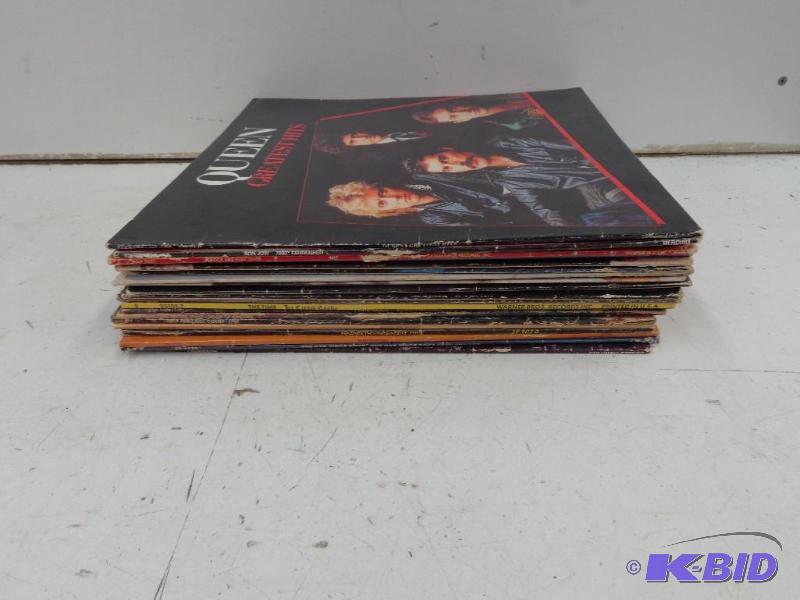 lot 37 image: Stack of Vinyl Records Queen - Grea...