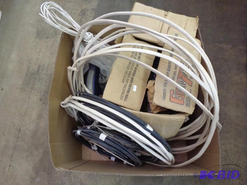 lot 57 image: Assorted Wire, Cabling, Roofing Nai...
