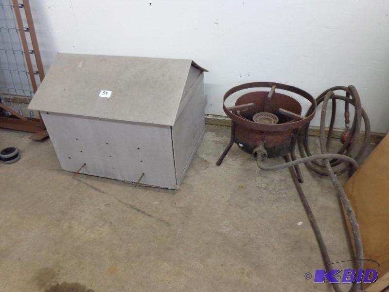 lot 59 image: Home Made Meat Smoking House 1 Side...