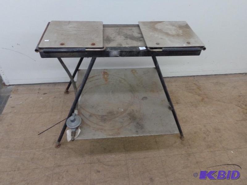 lot 7 image: Dual Burner Propane Gas Stove 38&qu...