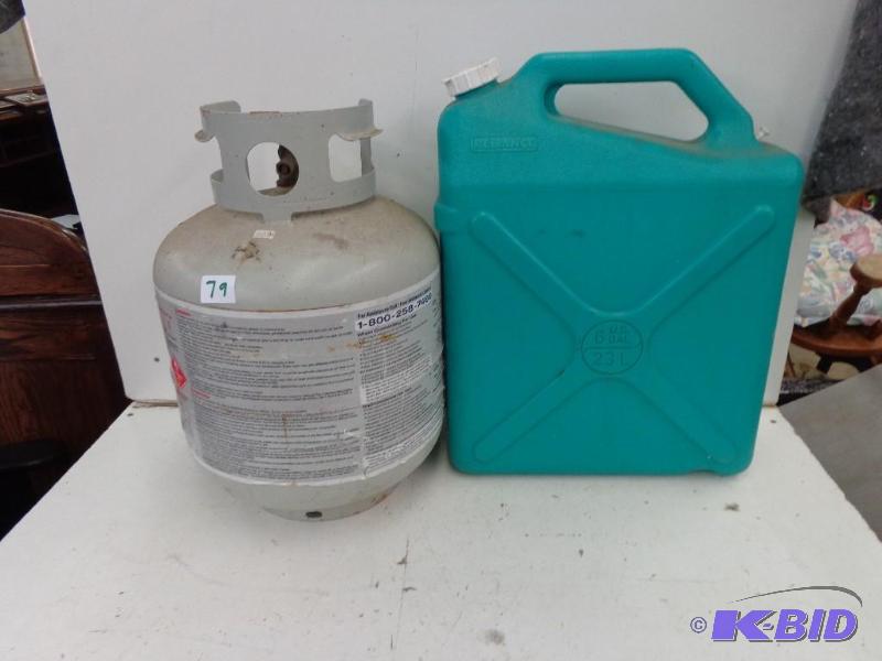 lot 79 image: Water Tank & LP Gas Tank Relian...