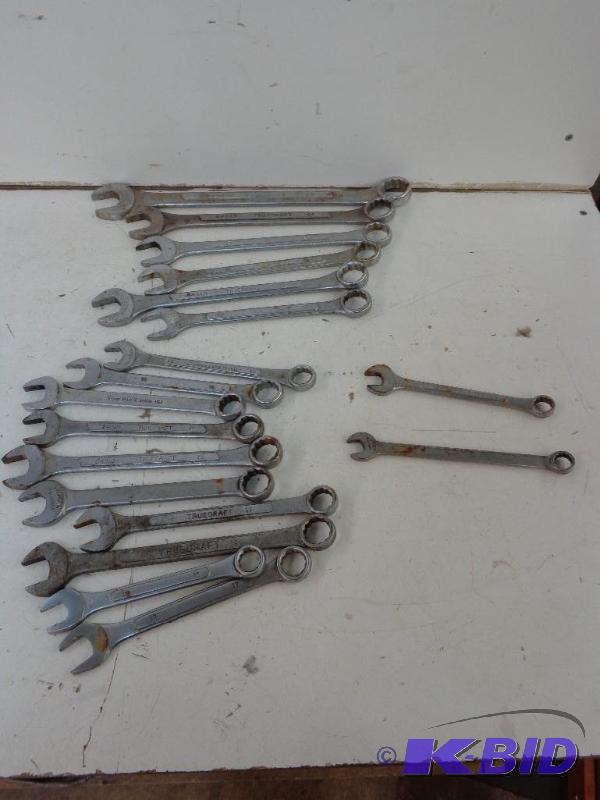 lot 82 image: Assorted Metric Wrenches Truecraft,...