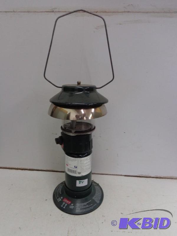 lot 84 image: Coleman Propane Lantern Model # 515...