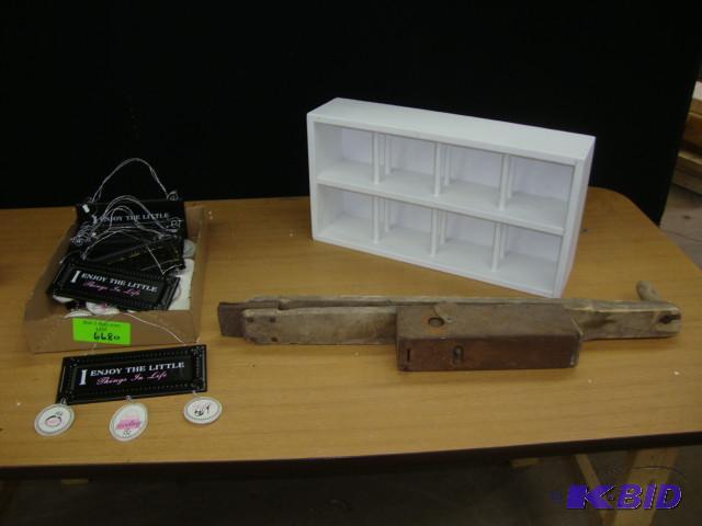 Lot of Shelf, Antique Pincer, &amp...