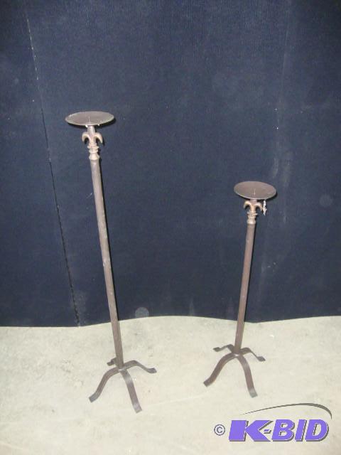 Outdoor Candle Stands, Lot of 2...