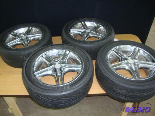 5-Bolt Rims, Lot of 4, fit 22550ZR...