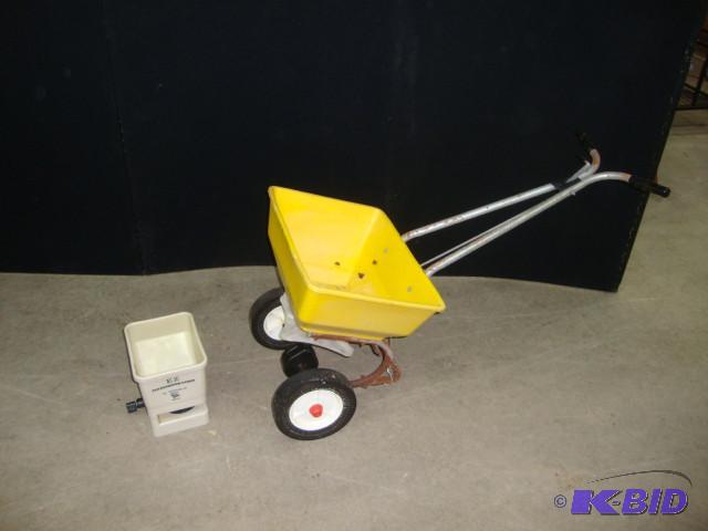 Lot of Push Spreader &amp Hand Spr...