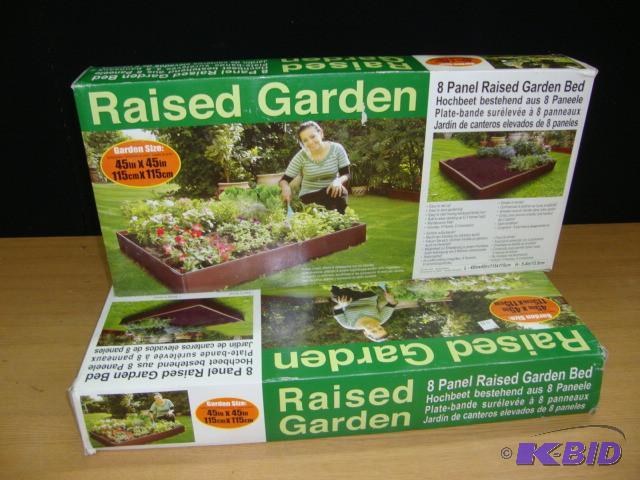 New 8-Panel Raised Gardens, lot of ...