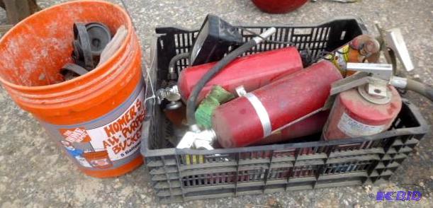 lot 108 image: 1 Lot of Fire Extinguishers  C...