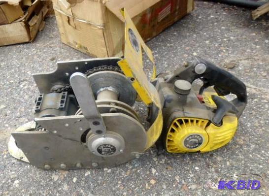 lot 23 image: Helper Winch Brand Chain Saw Power ...