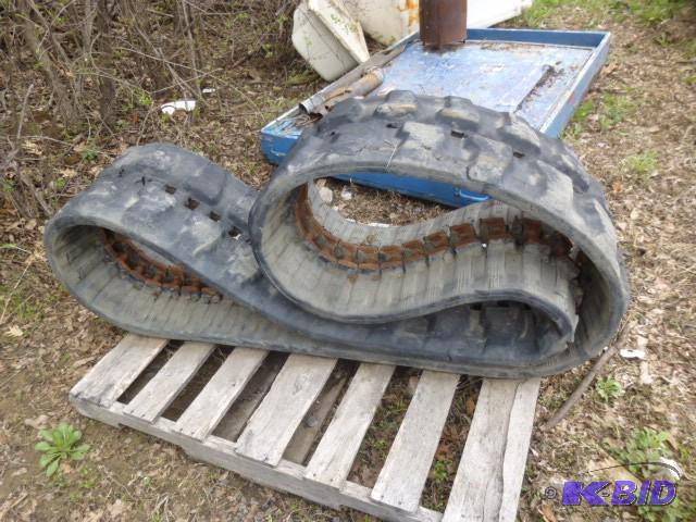 lot 28 image: Excavator Rubber Track In Used Cond...