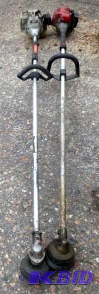 lot 56 image: Set of 2 Power Weed Trimmers Echo a...