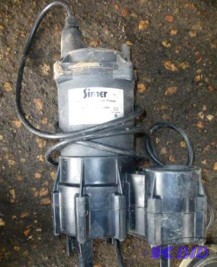 lot 60 image: Simer&nbspBrand Sump Pump Working ...