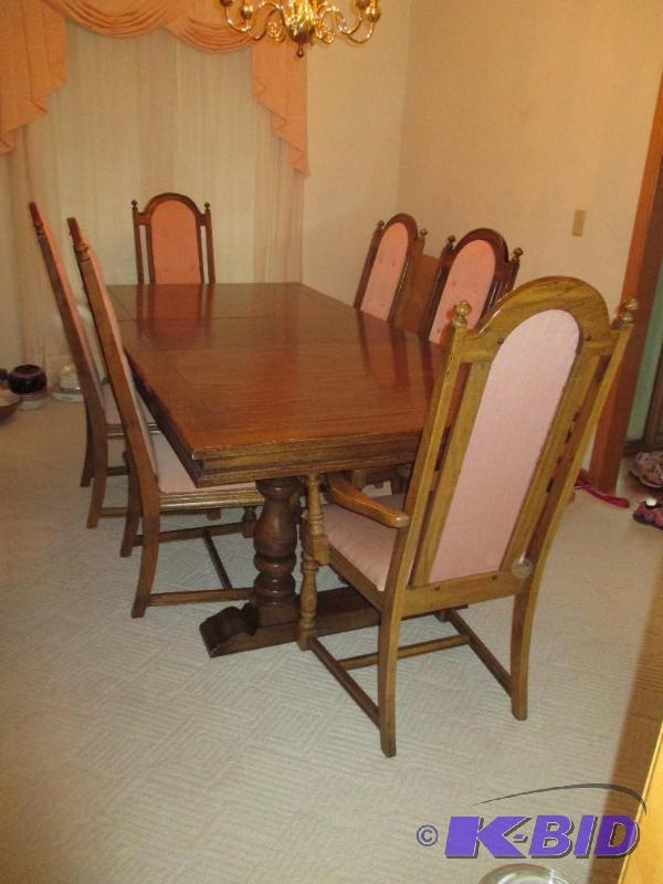 Burlington House Dining Table With 6 Chairs Cottage Grove Estate