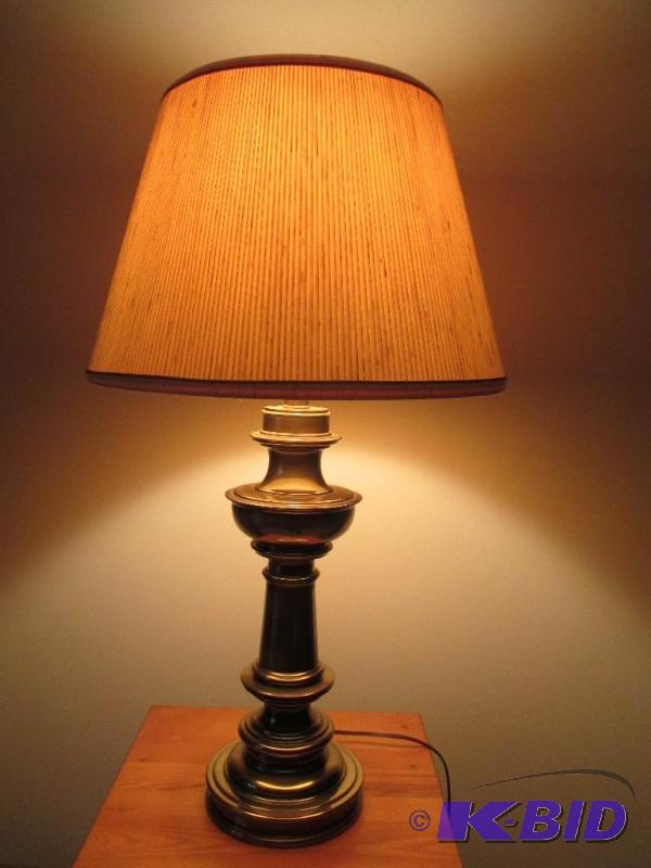 lot 25 image: Stiffel Lamp Brass