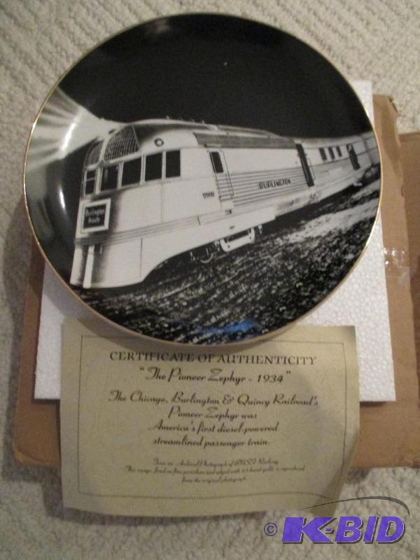 lot 39 image: BNSF Collectors Plate