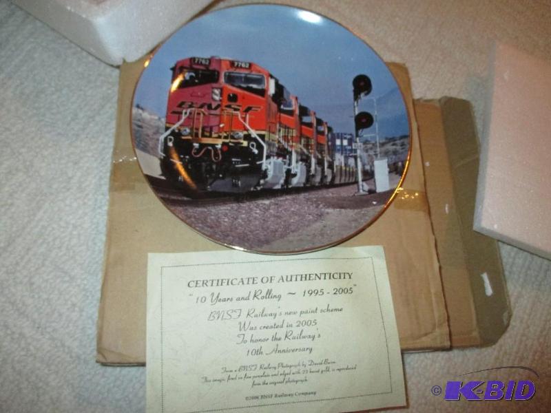 lot 40 image: BNSF Collectors Plate