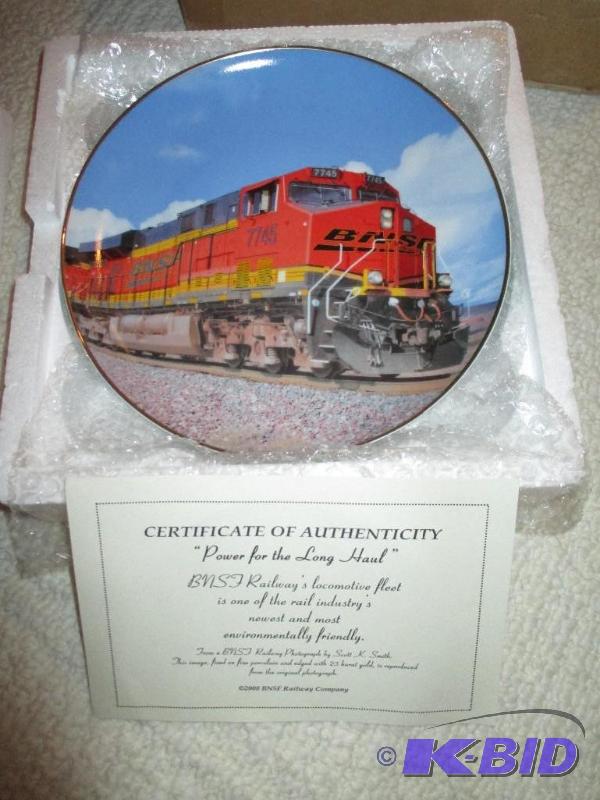 lot 41 image: BNSF Collectors Plate