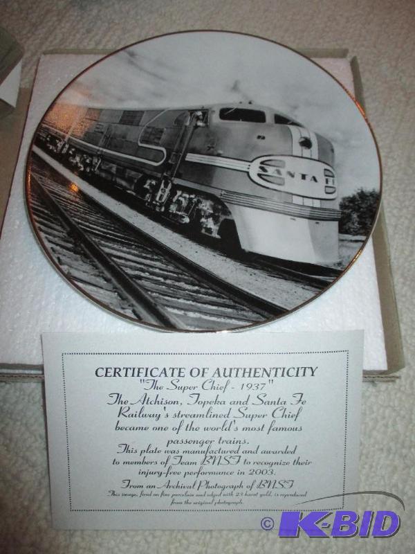 lot 42 image: BNSF Collectors Plate