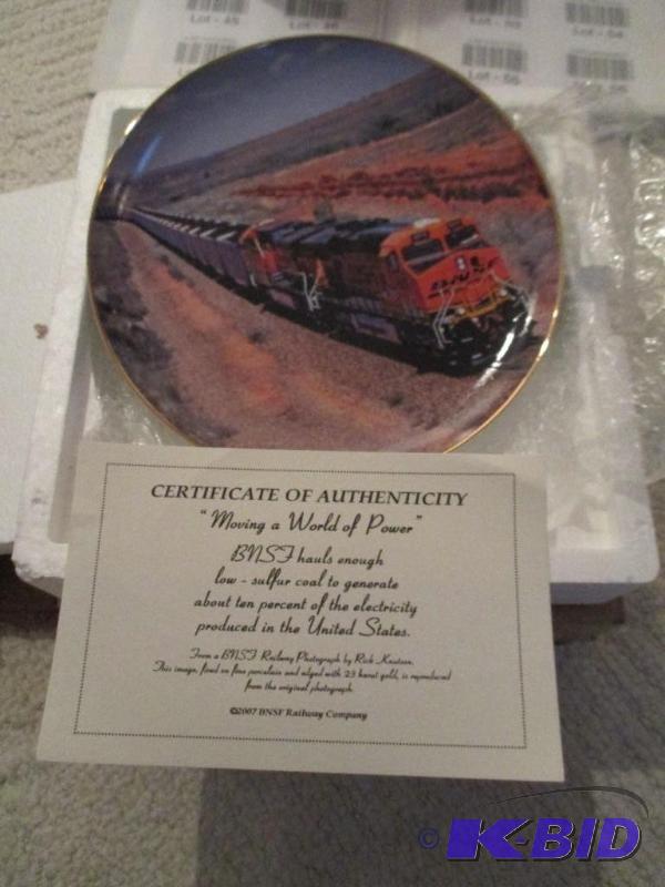 lot 46 image: BNSF Collectors Plate