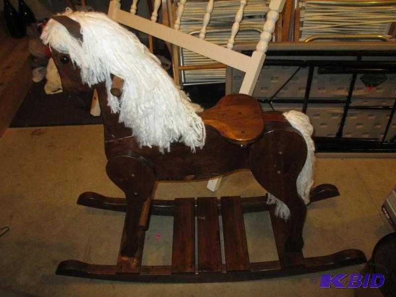 lot 61 image: Rocking Horse