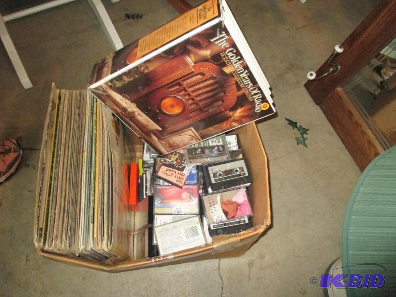lot 78 image: Box of records and tapes