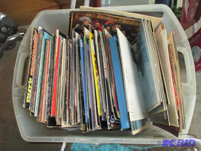 lot 80 image: Bin of records