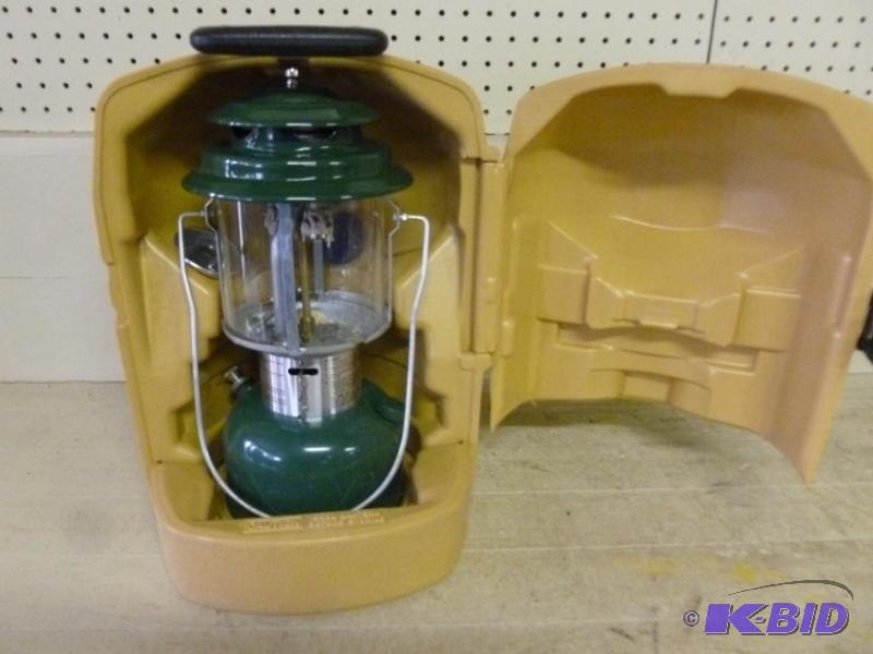 lot 101 image: Coleman double mantle lantern model...