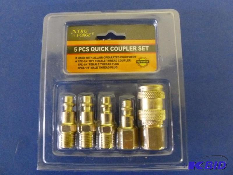lot 128 image: Tru Forge - 5 pcs. Quick Coupler Se...
