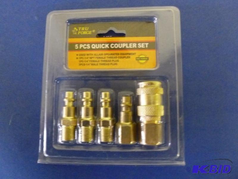 lot 129 image: Tru Forge - 5 pcs. Quick Coupler Se...