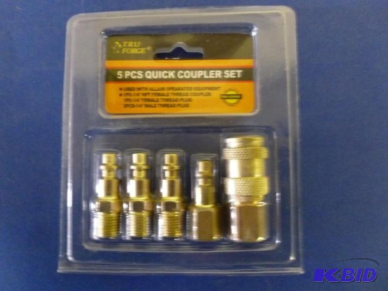 lot 132 image: Tru Forge - 5 pcs. Quick Coupler Se...