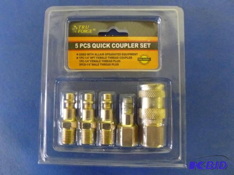 lot 133 image: Tru Forge - 5 pcs. Quick Coupler Se...