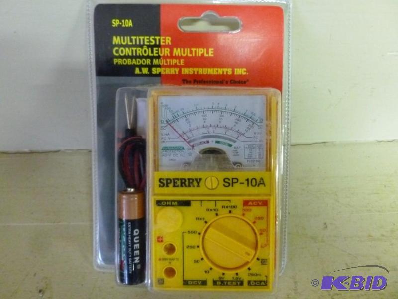 lot 146 image: A.W Sperry Co. Electrical Multitest...