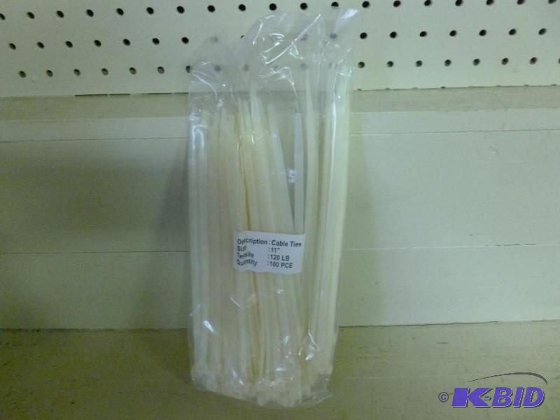 lot 173 image: Large 100 pcs. pack of heavy duty 1...