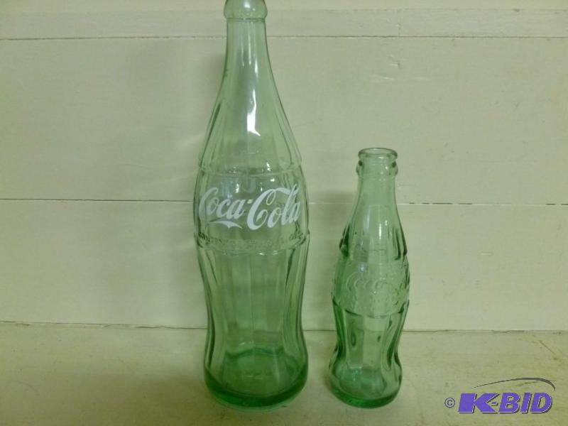 lot 214 image: Lot of two collectible Coca-Cola em...