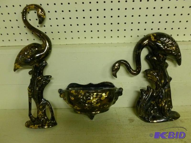 lot 226 image: Beautiful hand painted porcelain cr...