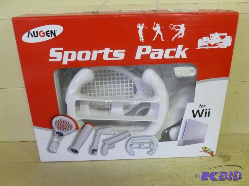lot 267 image: Augen&nbsp6 in 1 Wii sports pack, ...