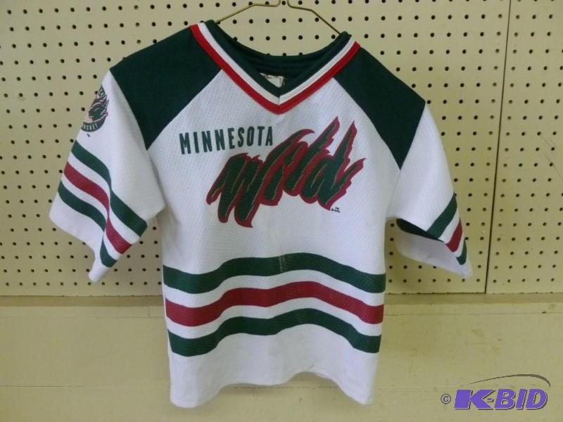 lot 296 image: Collectible Minnesota Wild hockey j...