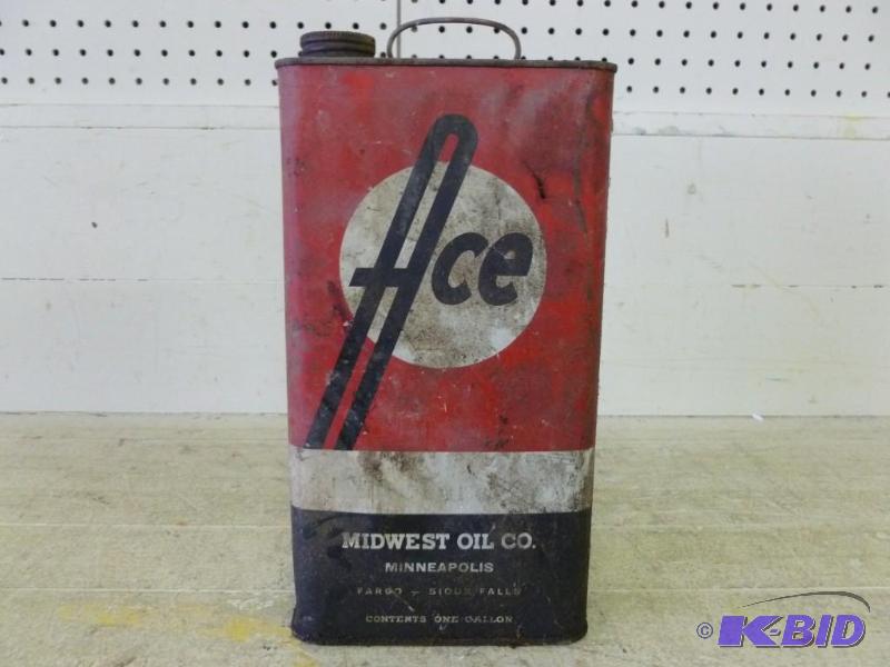 lot 301 image: Vintage Midwest Oil Company - Ace m...