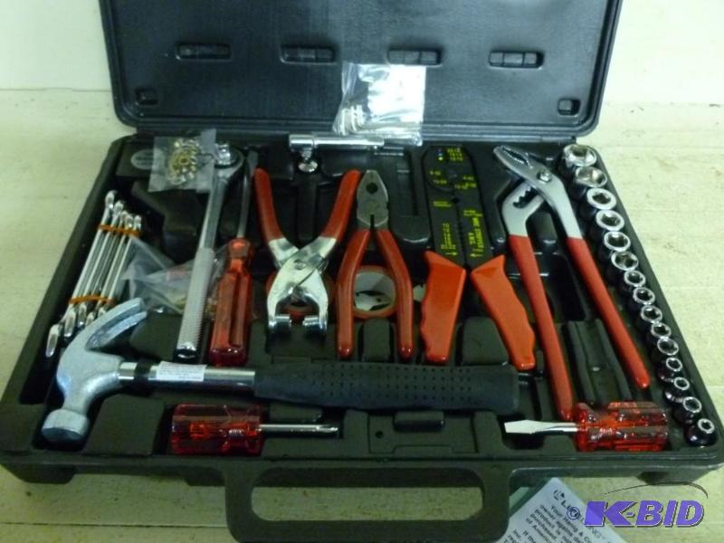 lot 35 image: Large traveler tool kit that includ...